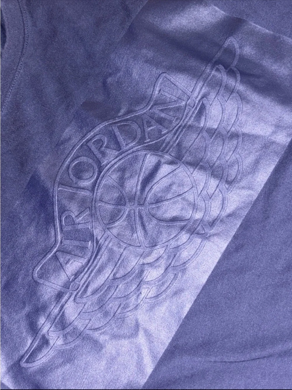 Nike Air Jordan Modern Wings Dri-Fit T-Shirt Navy Blue Men’s Size XL Jump Man